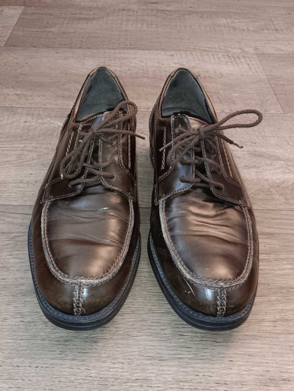Mephisto Leather Apron-Toe Oxford Style Dress Shoes Men's Size 8.5